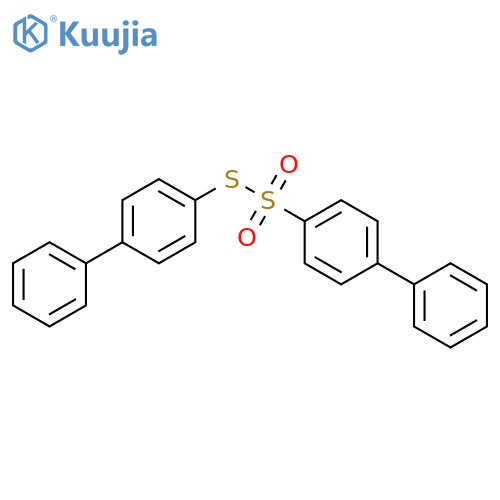 [1,1'-Biphenyl]-4-sulfonothioic acid, S-[1,1'-biphenyl]-4-yl ester structure