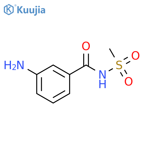 Benzamide, 3-amino-N-(methylsulfonyl)- structure