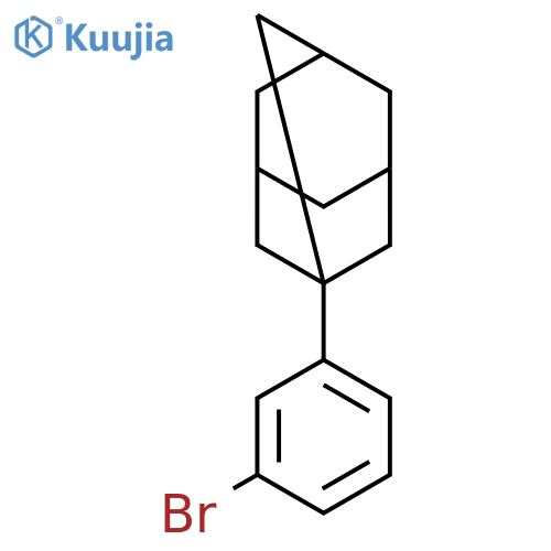 Tricyclo[3.3.1.13,7]decane, 1-(3-bromophenyl)- structure