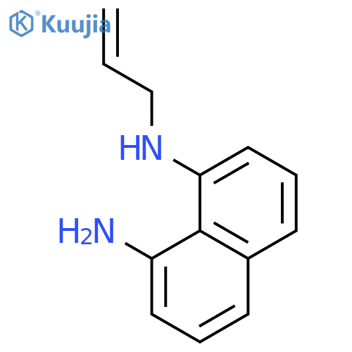 1,8-Naphthalenediamine, N-2-propenyl- structure