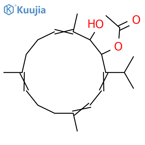 1,3,7,11-Cembratetraene-13,14-diol; (1Z,3E,7E,11E,13R,14R)-form, 14-Ac structure