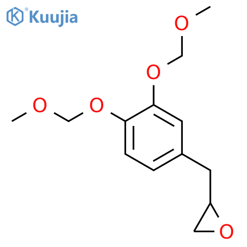 Oxirane, [[3,4-bis(methoxymethoxy)phenyl]methyl]- structure