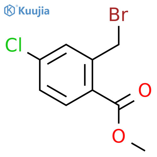 Methyl 2-(bromomethyl)-4-chlorobenzoate structure
