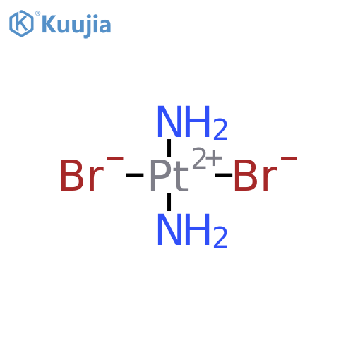 Platinum,diamminedibromo-, (SP-4-1)- (9CI) structure