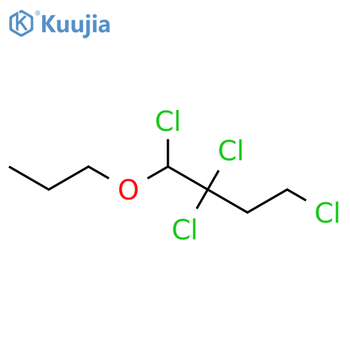 Butane, 1,2,2,4-tetrachloro-1-propoxy- structure