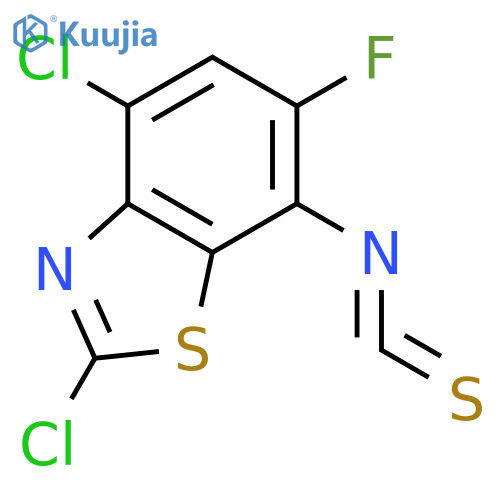 Benzothiazole, 2,4-dichloro-6-fluoro-7-isothiocyanato- structure