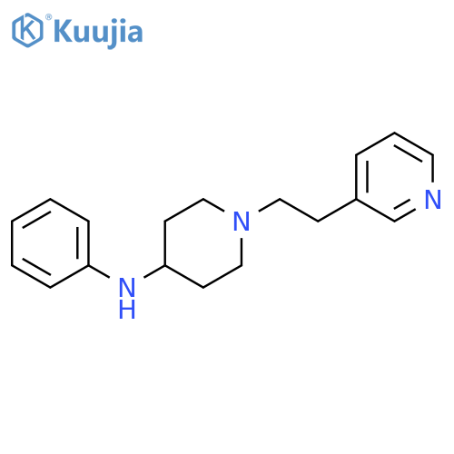 4-Piperidinamine, N-phenyl-1-[2-(3-pyridinyl)ethyl]- structure