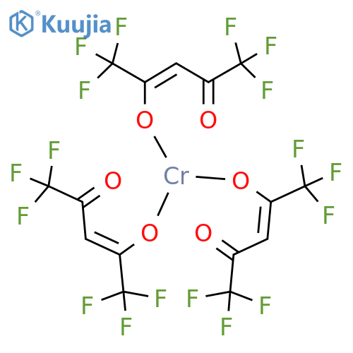Chromium(III)hexafluoropentanedionate structure
