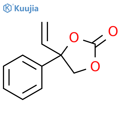 1,3-Dioxolan-2-one, 4-ethenyl-4-phenyl- structure