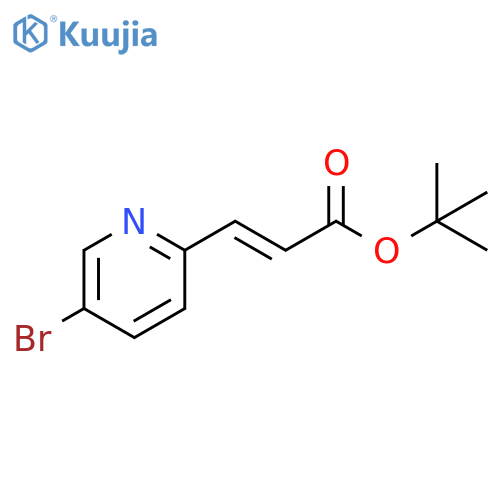 tert-butyl (2E)-3-(5-bromopyridin-2-yl)prop-2-enoate structure