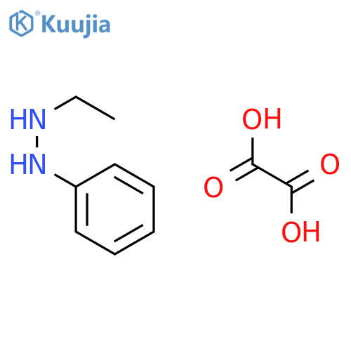 Hydrazine, 1-ethyl-2-phenyl-, ethanedioate (1:1) structure