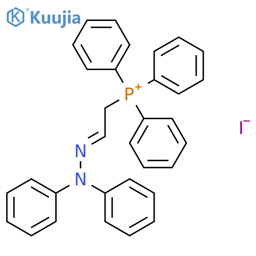 Phosphonium, [2-(diphenylhydrazono)ethyl]triphenyl-, iodide structure