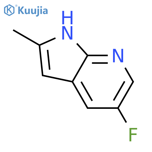 5-Fluoro-2-methyl-1H-pyrrolo[2,3-b]pyridine structure
