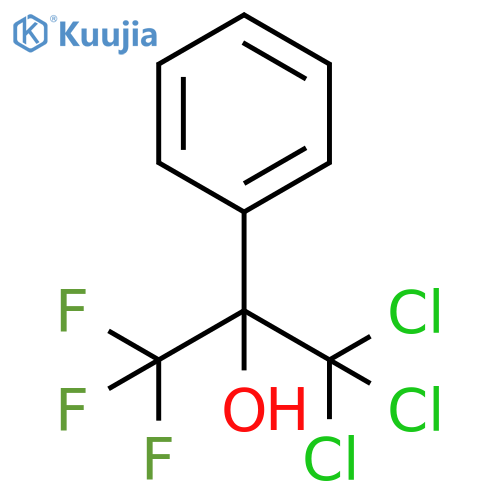 Benzenemethanol, α-(trichloromethyl)-α-(trifluoromethyl)- structure