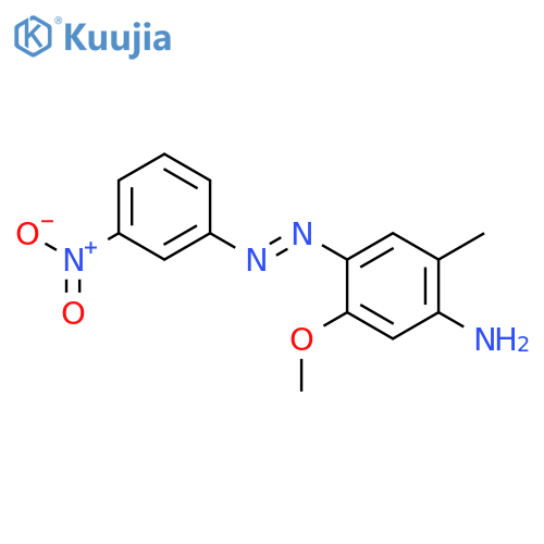 BENZENAMINE, 5-METHOXY-2-METHYL-4-[(3-NITROPHENYL)AZO]- structure