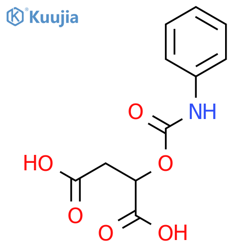 Butanedioic acid, [[(phenylamino)carbonyl]oxy]-, (+)- structure