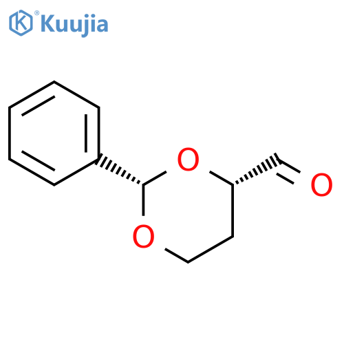 1,3-Dioxane-4-carboxaldehyde, 2-phenyl-, (2S,4S)- structure