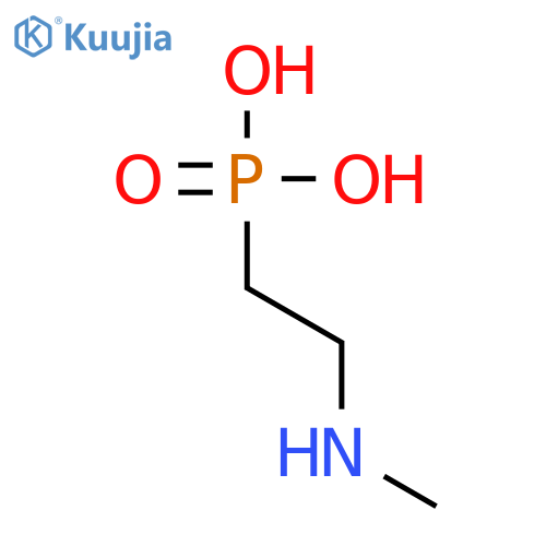 Phosphonic acid,[2-(methylamino)ethyl]- (8CI,9CI) structure