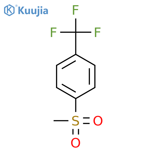 Benzene, 1-(methylsulfonyl)-4-(trifluoromethyl)- structure