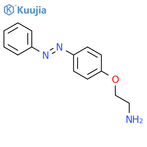 2-{4-[(E)-Phenyldiazenyl]phenoxy}ethan-1-amine structure