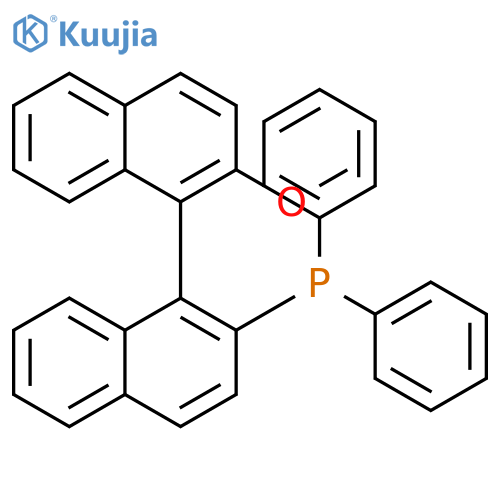 (S)-2-Diphenylphosphino-2'-methoxyl-1,1'-binaphthyl structure
