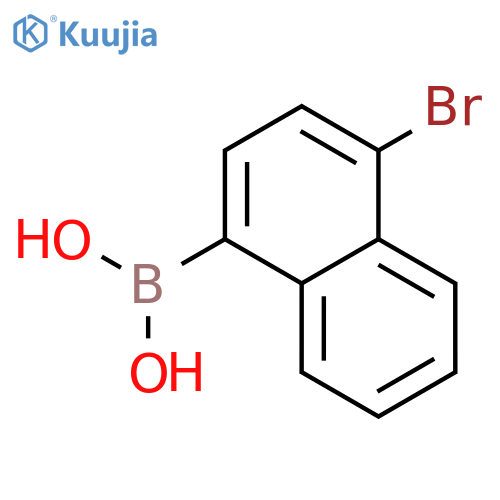 4-Bromonaphthalene-1-boronic acid structure
