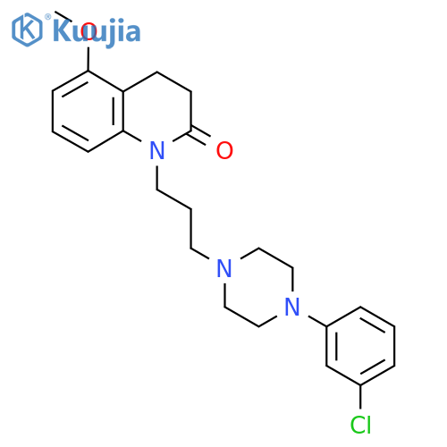 1-(3-(4-(3-Chlorophenyl)-1-piperazinyl)propyl)-5-methoxy-3,4-dihydro-2-quinolinone structure