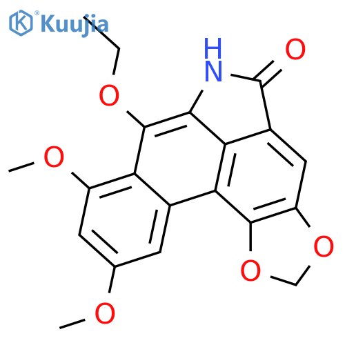 1,2,7,9-Tetrahydroxydibenz[cd,f]indol-4(5H)-one; 6-Ethoxy, 1,2-methylene, 7,9-di-Me ether structure