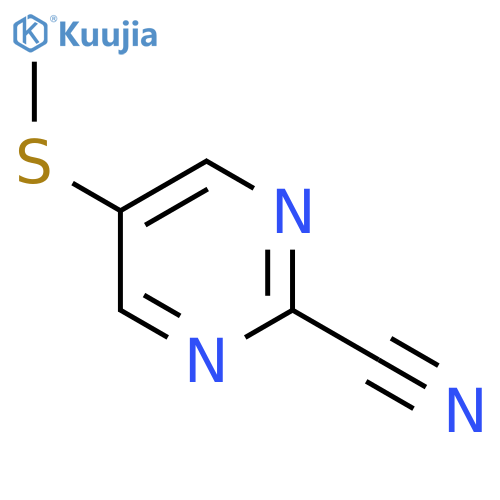 5-(Methylthio)pyrimidine-2-carbonitrile structure