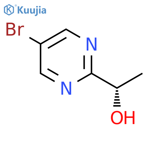 (1S)-1-(5-bromopyrimidin-2-yl)ethan-1-ol structure