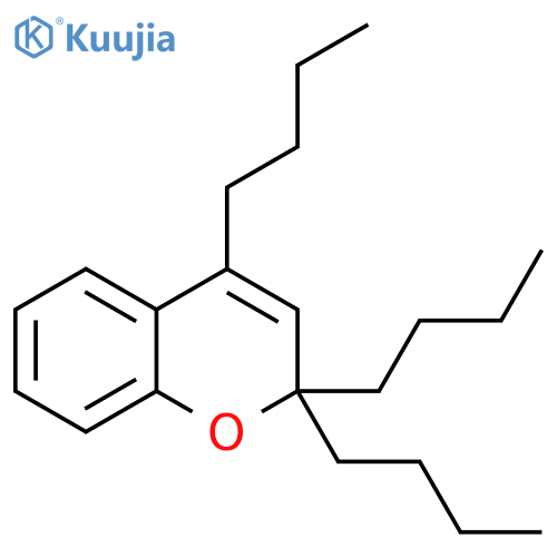 2H-1-Benzopyran, 2,2,4-tributyl- structure