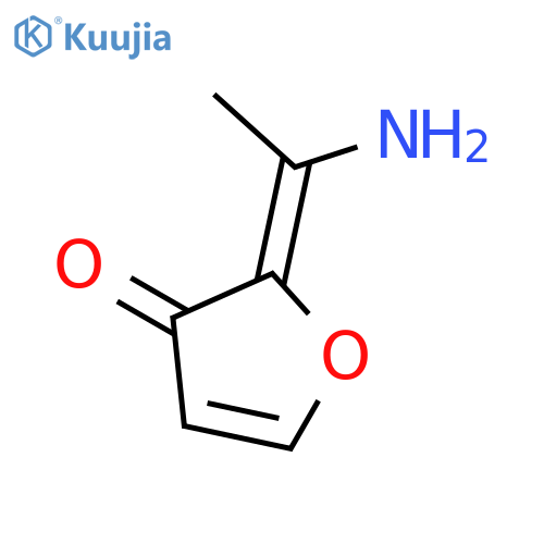 3(2H)-Furanone, 2-(1-aminoethylidene)- structure