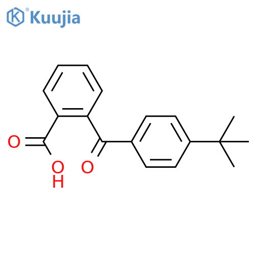 Benzoic acid,2-[4-(1,1-dimethylethyl)benzoyl]- structure