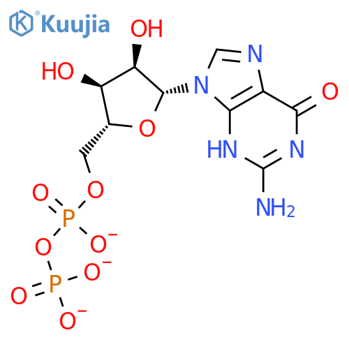 Guanosine 5'-Diphosphate structure