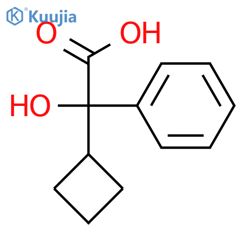2-Cyclobutyl-2-hydroxy-2-phenylacetic acid structure