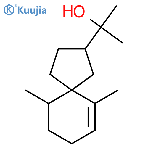 Spiro[4.5]dec-6-ene-2-methanol,a,a,6,10-tetramethyl-, (2R,5R,10R)- structure