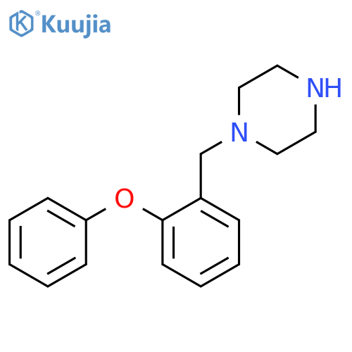 1-(2-phenoxyphenyl)methylpiperazine structure