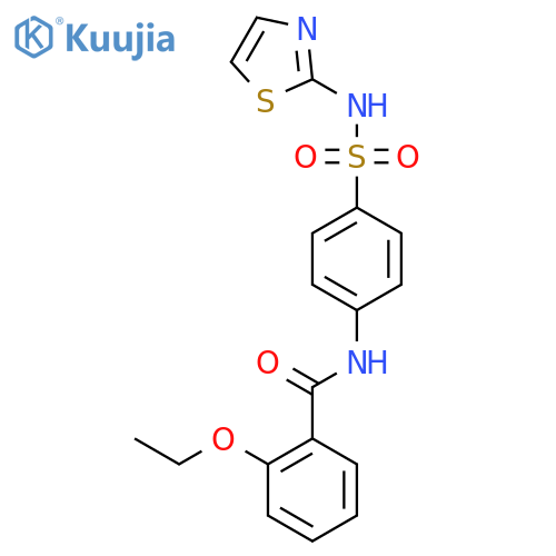 Benzamide, 2-ethoxy-N-[4-[(2-thiazolylamino)sulfonyl]phenyl]- structure