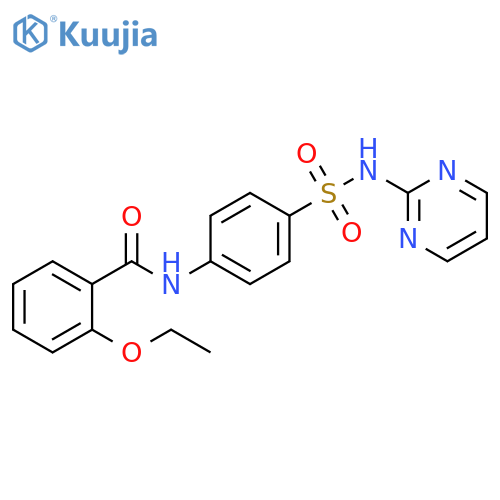 Benzamide, 2-ethoxy-N-[4-[(2-pyrimidinylamino)sulfonyl]phenyl]- structure