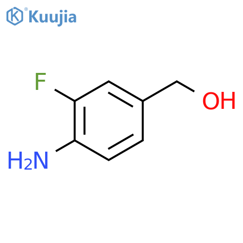 (4-Amino-3-fluorophenyl)methanol structure