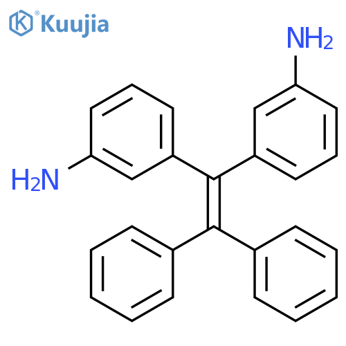 Benzenamine, 3,3'-(diphenylethenylidene)bis- structure