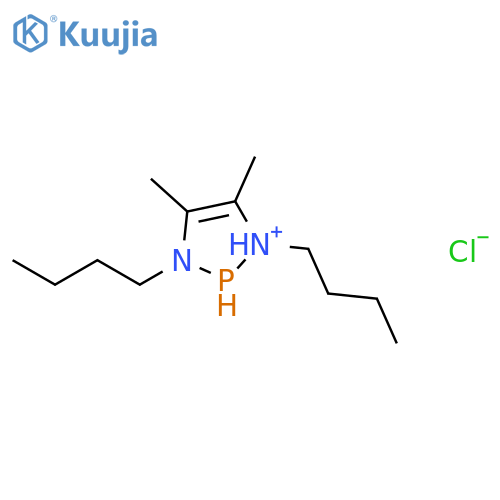 1H-1,3,2-Diazaphospholium, 1,3-dibutyl-4,5-dimethyl-, chloride structure