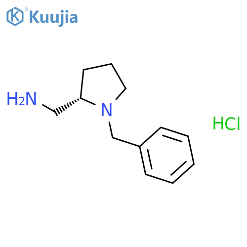 2-Pyrrolidinemethanamine, 1-(phenylmethyl)-, hydrochloride, (S)- structure