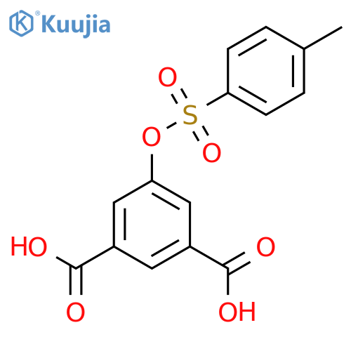 5-[(4-Methylbenzenesulfonyl)oxy]benzene-1,3-dicarboxylic acid structure
