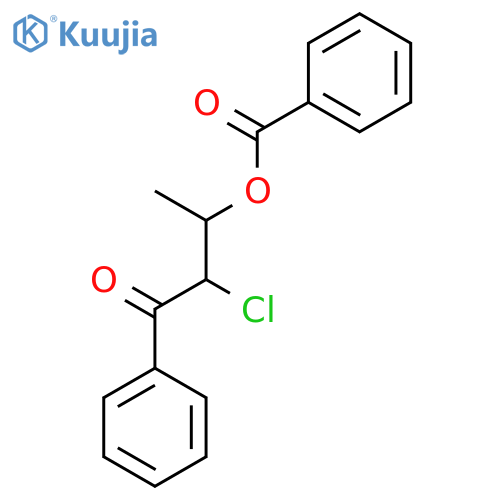 1-BUTANONE, 3-(BENZOYLOXY)-2-CHLORO-1-PHENYL- structure