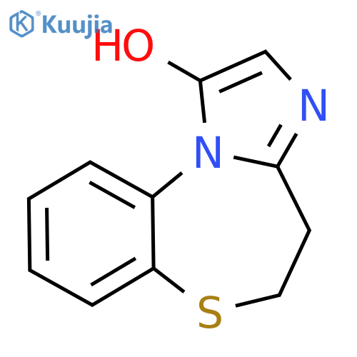 Imidazo[2,1-d][1,5]benzothiazepin-1-ol, 4,5-dihydro- structure