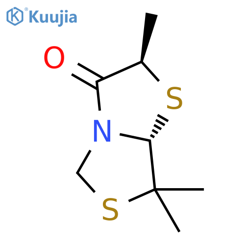 5H-Thiazolo[4,3-b]thiazol-3(2H)-one, dihydro-2,7,7-trimethyl-, cis-(±)- structure