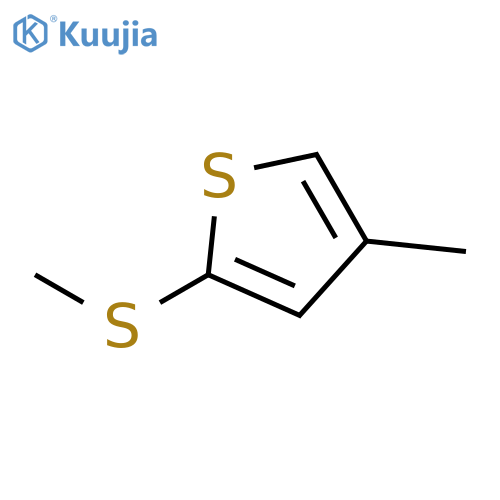 Thiophene, 4-methyl-2-(methylthio)- structure
