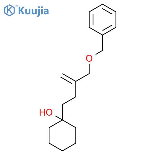 Cyclohexanol, 1-[3-[(phenylmethoxy)methyl]-3-butenyl]- structure
