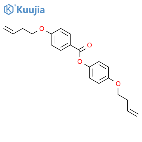 Benzoic acid, 4-(3-butenyloxy)-, 4-(3-butenyloxy)phenyl ester structure